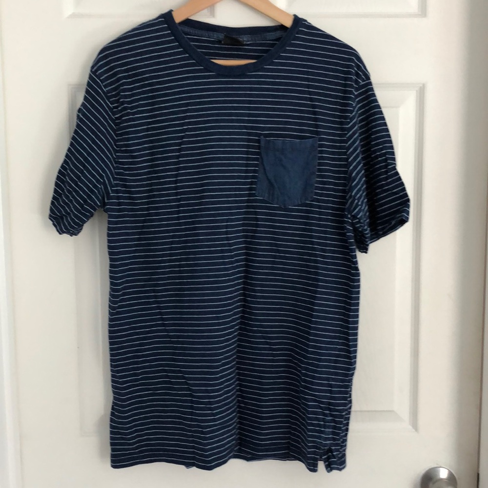 Blue Striped Zara t-shirt